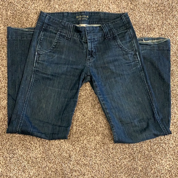 Sonoma wide leg jeans 👖 sz 8 - Picture 4 of 10